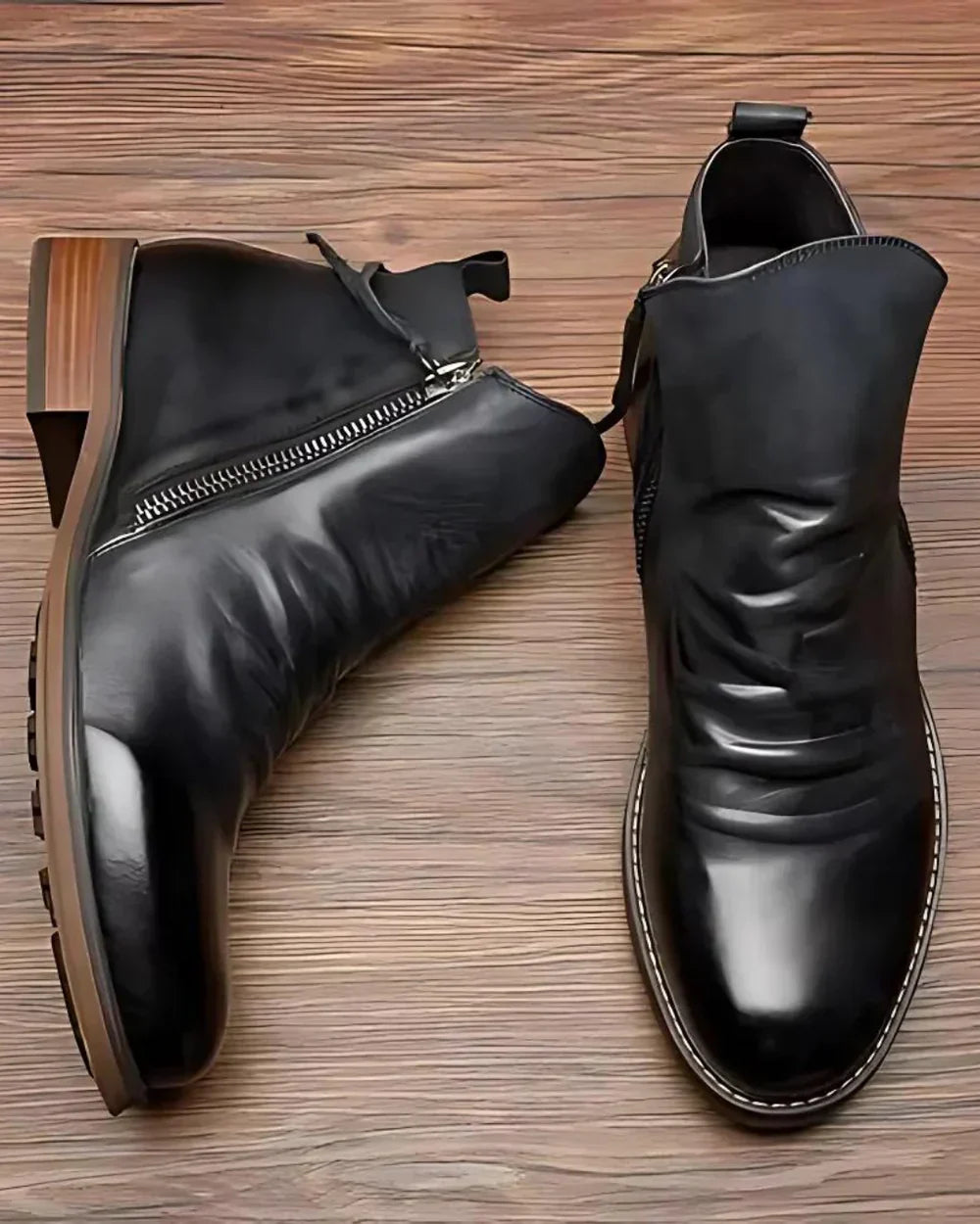 Barnes™ | Luxe Side-Zip Leather Boots