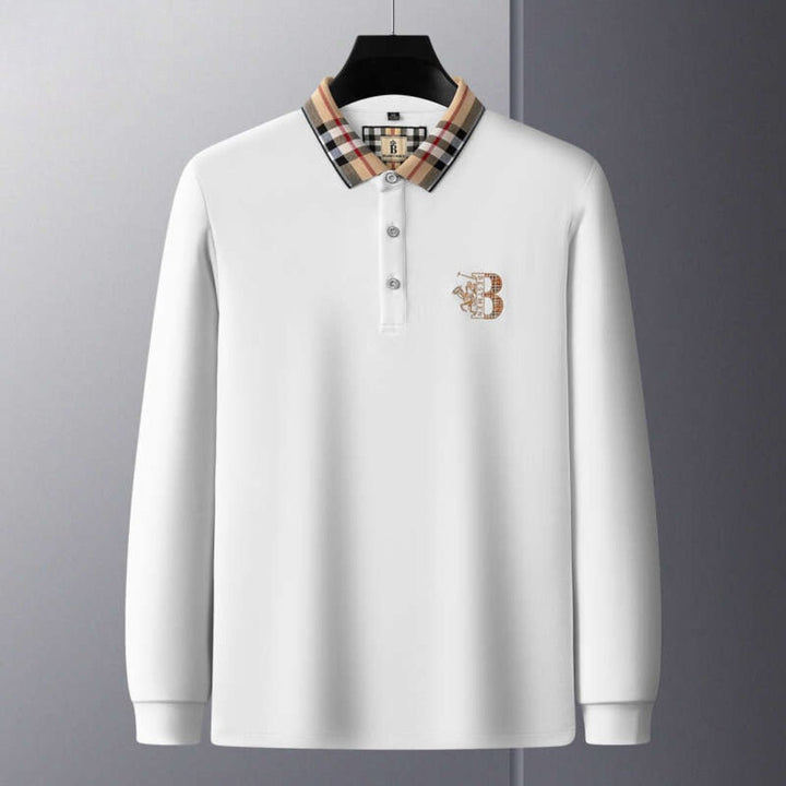 Nick™ | Men's Polo with Distinctive Collar Detail | 1+1 FREE