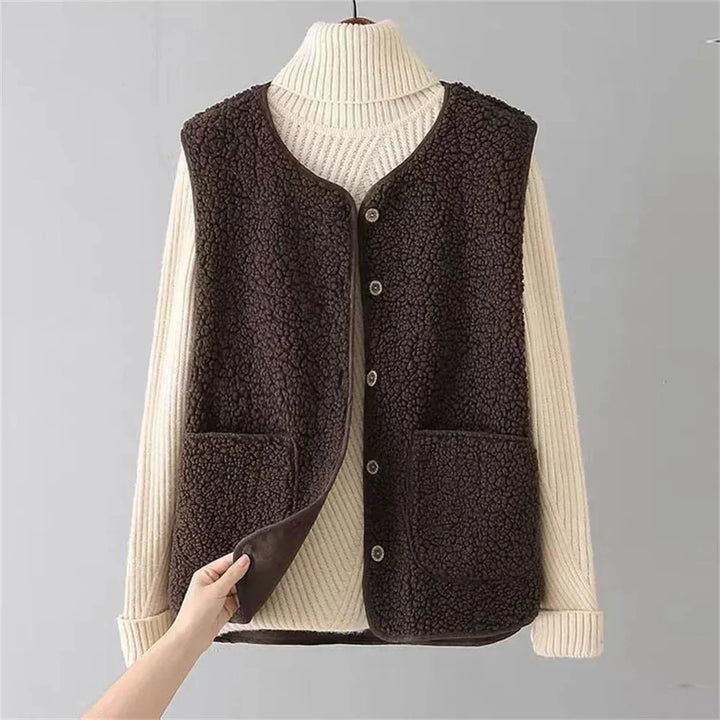 Blythe™ | Elegant Sherpa Vest for All Seasons