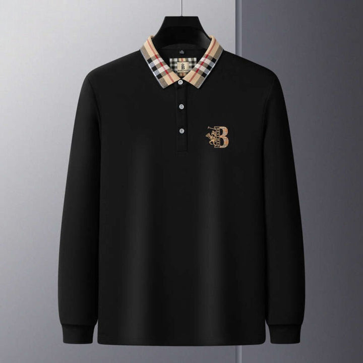 Nick™ | Men's Polo with Distinctive Collar Detail | 1+1 FREE