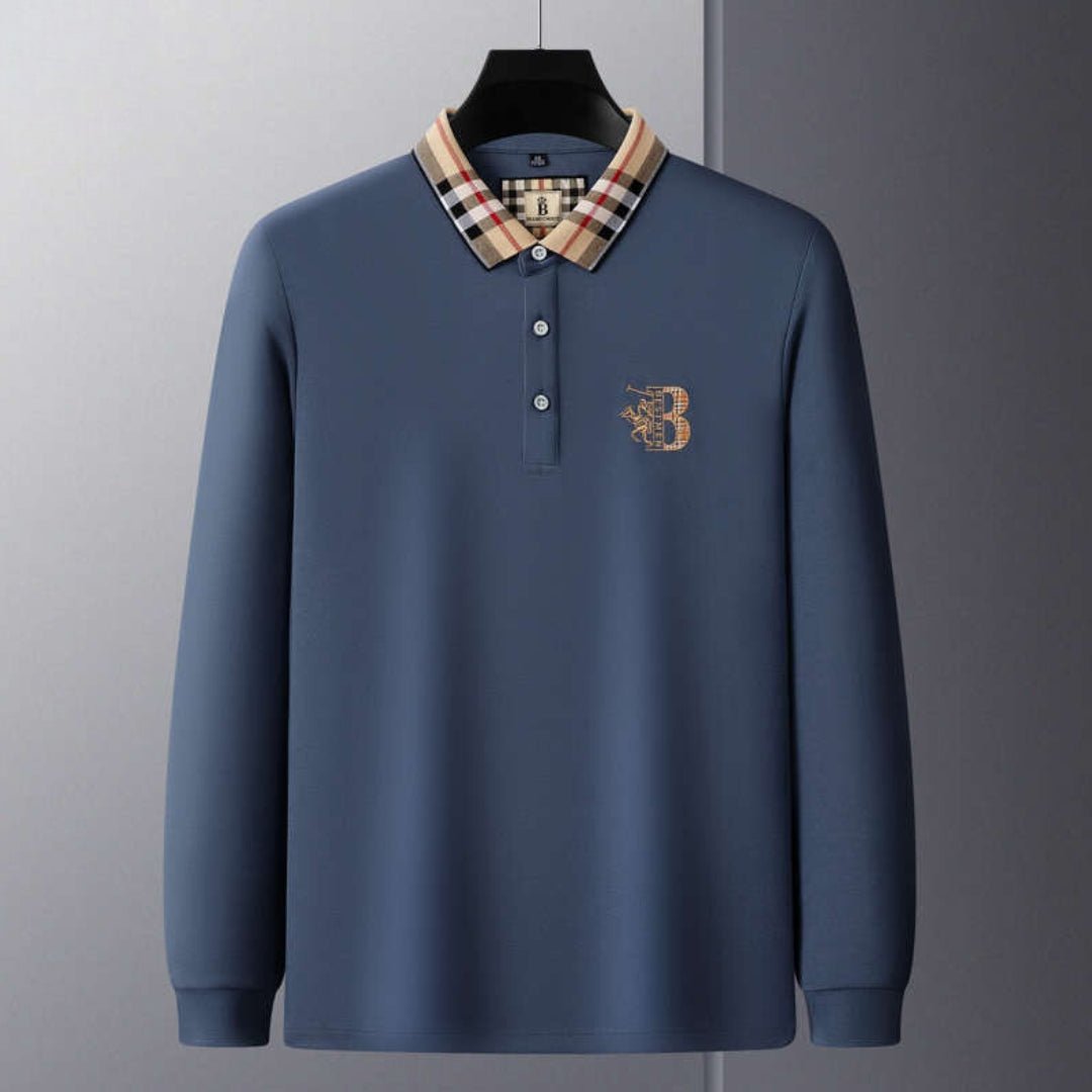 Nick™ | Men's Polo with Distinctive Collar Detail | 1+1 FREE