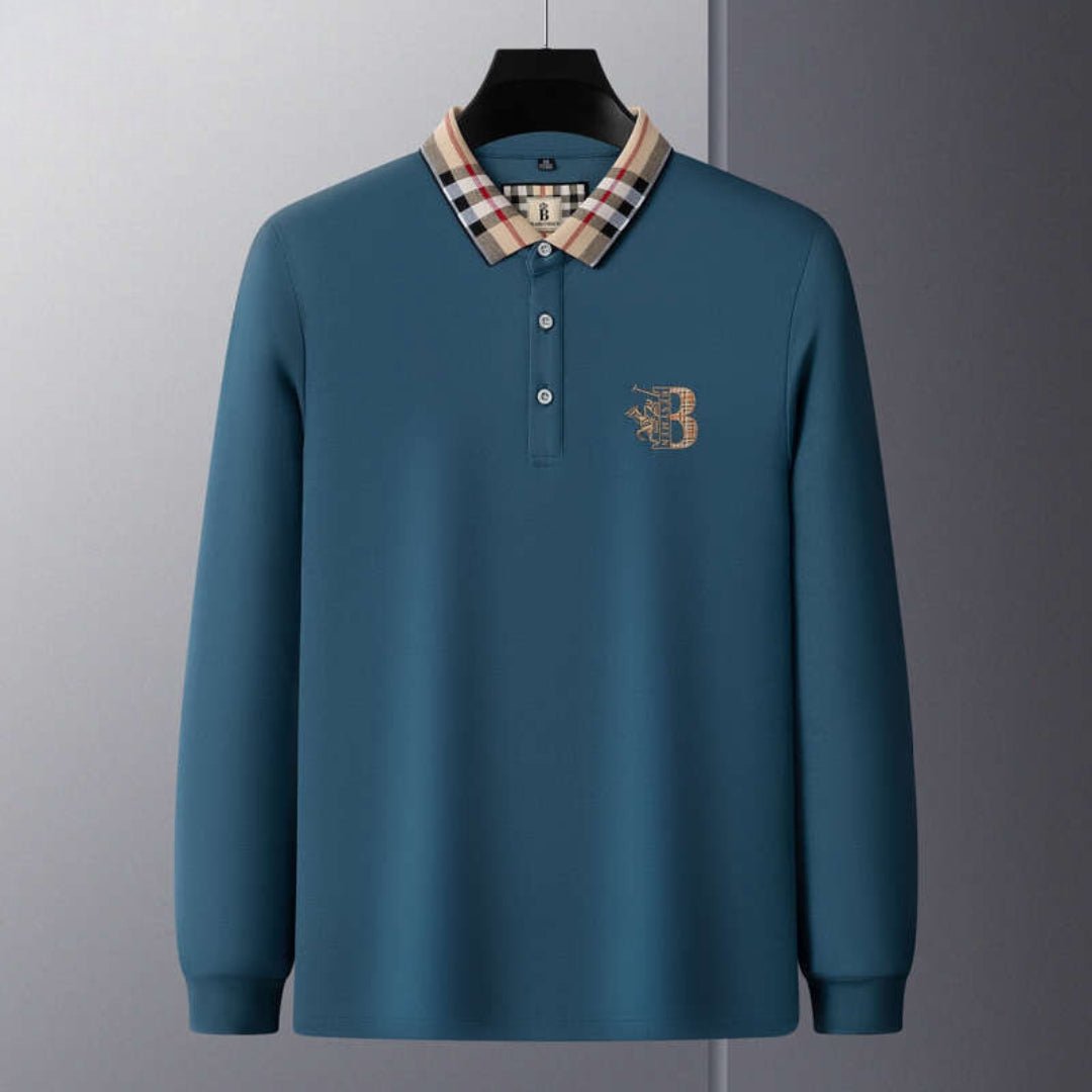 Nick™ | Men's Polo with Distinctive Collar Detail | 1+1 FREE