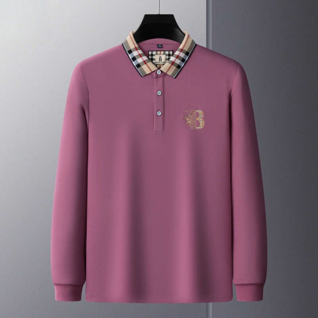 Nick™ | Men's Polo with Distinctive Collar Detail | 1+1 FREE