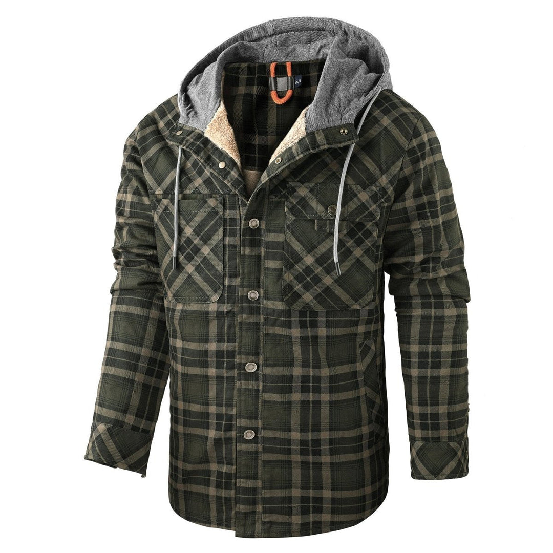 Fleece lined flannel Jacket