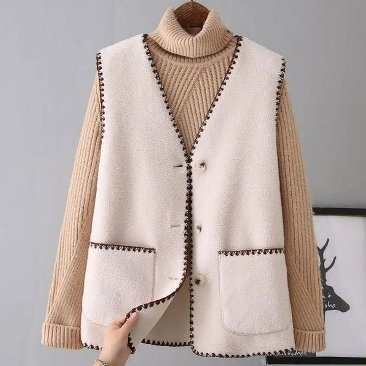 Blythe™ | Elegant Sherpa Vest for All Seasons