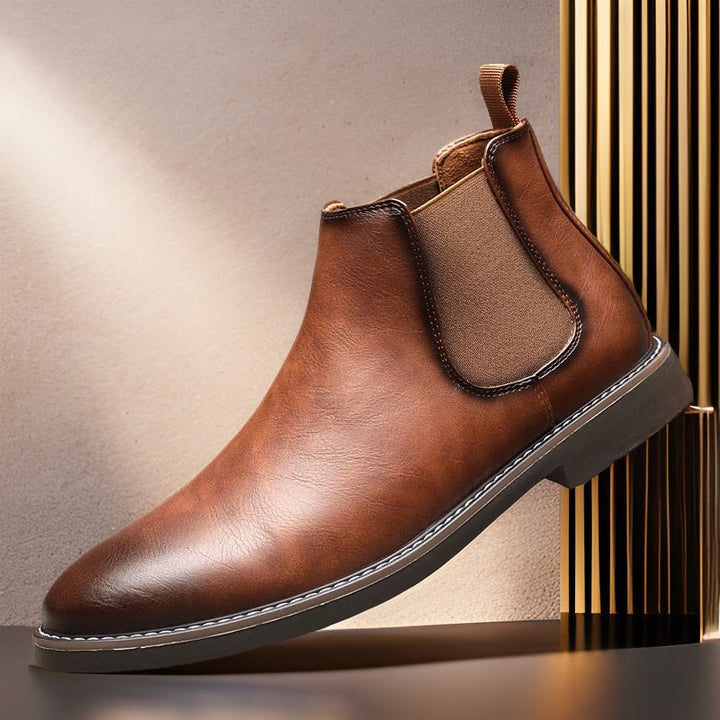 Brooks™ | Premium Pointed-Toe Chelsea Boots