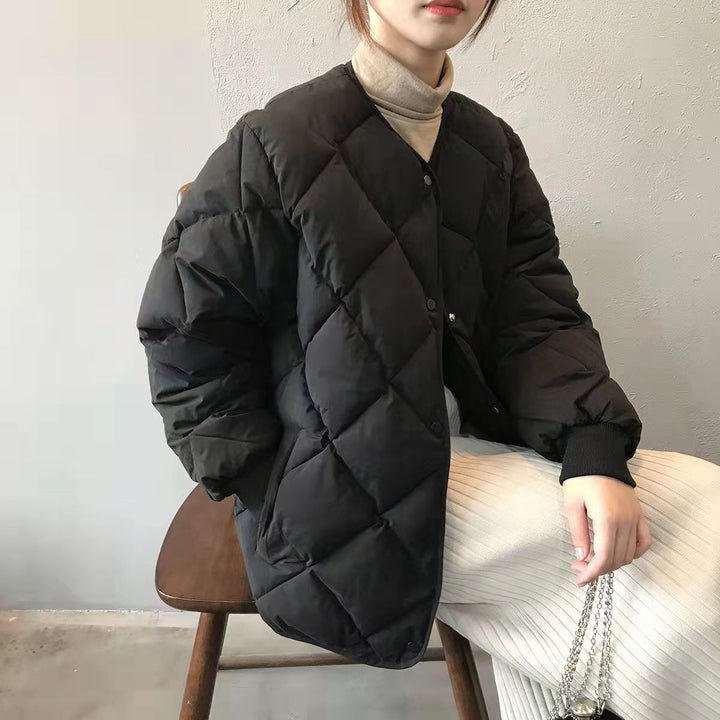 Meryl™ | Chic Diamond-Cut Puffer Jacket