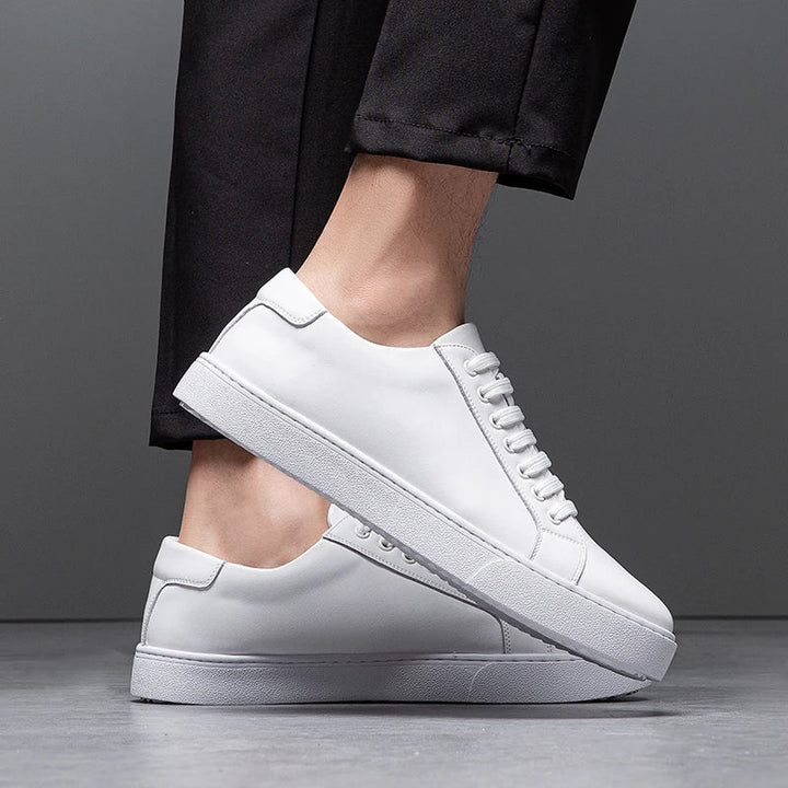 Kyle™ | Classic Leather Sneakers with a Luxurious Touch