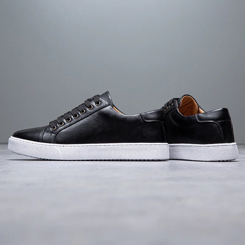 Kyle™ | Classic Leather Sneakers with a Luxurious Touch