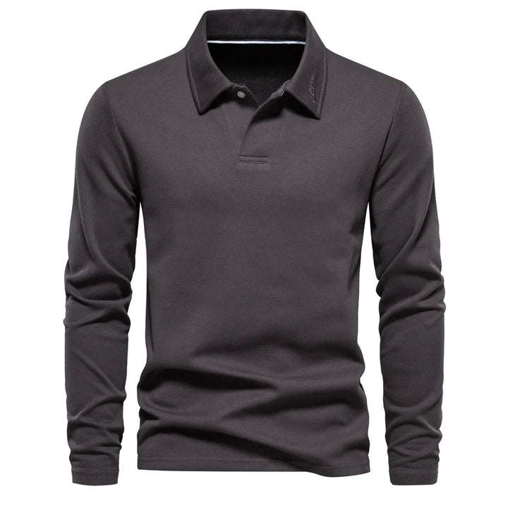 Long-Sleeve Polo Shirt