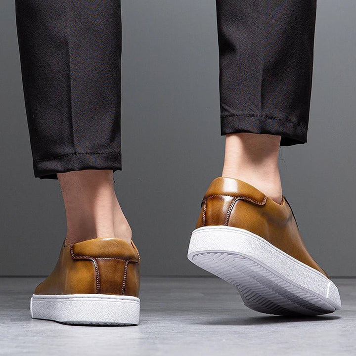 Kyle™ | Classic Leather Sneakers with a Luxurious Touch