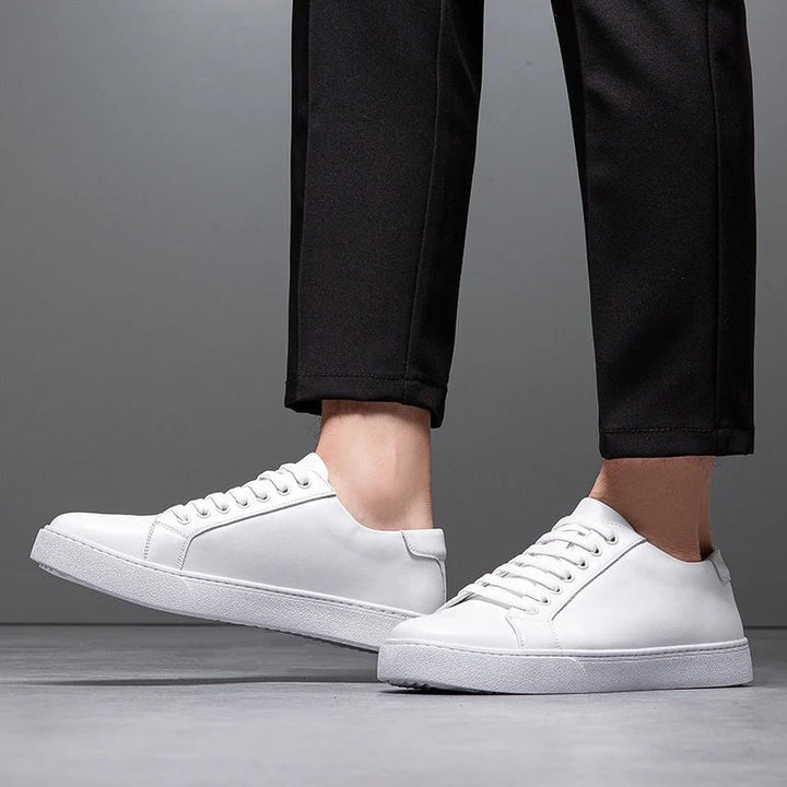 Kyle™ | Classic Leather Sneakers with a Luxurious Touch