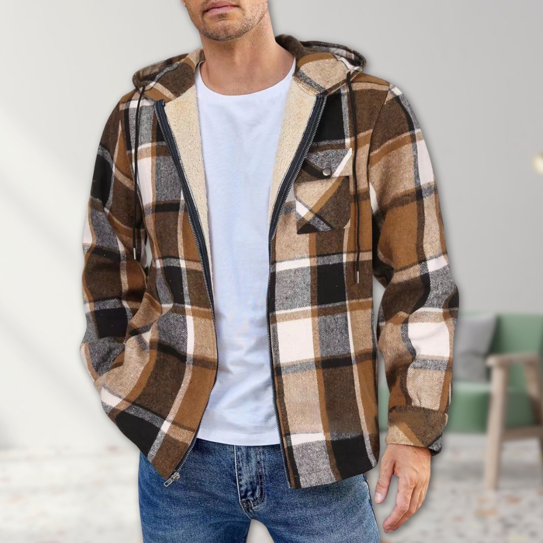 Kian™ | Your Go-To Plaid Jacket for Winter Adventure