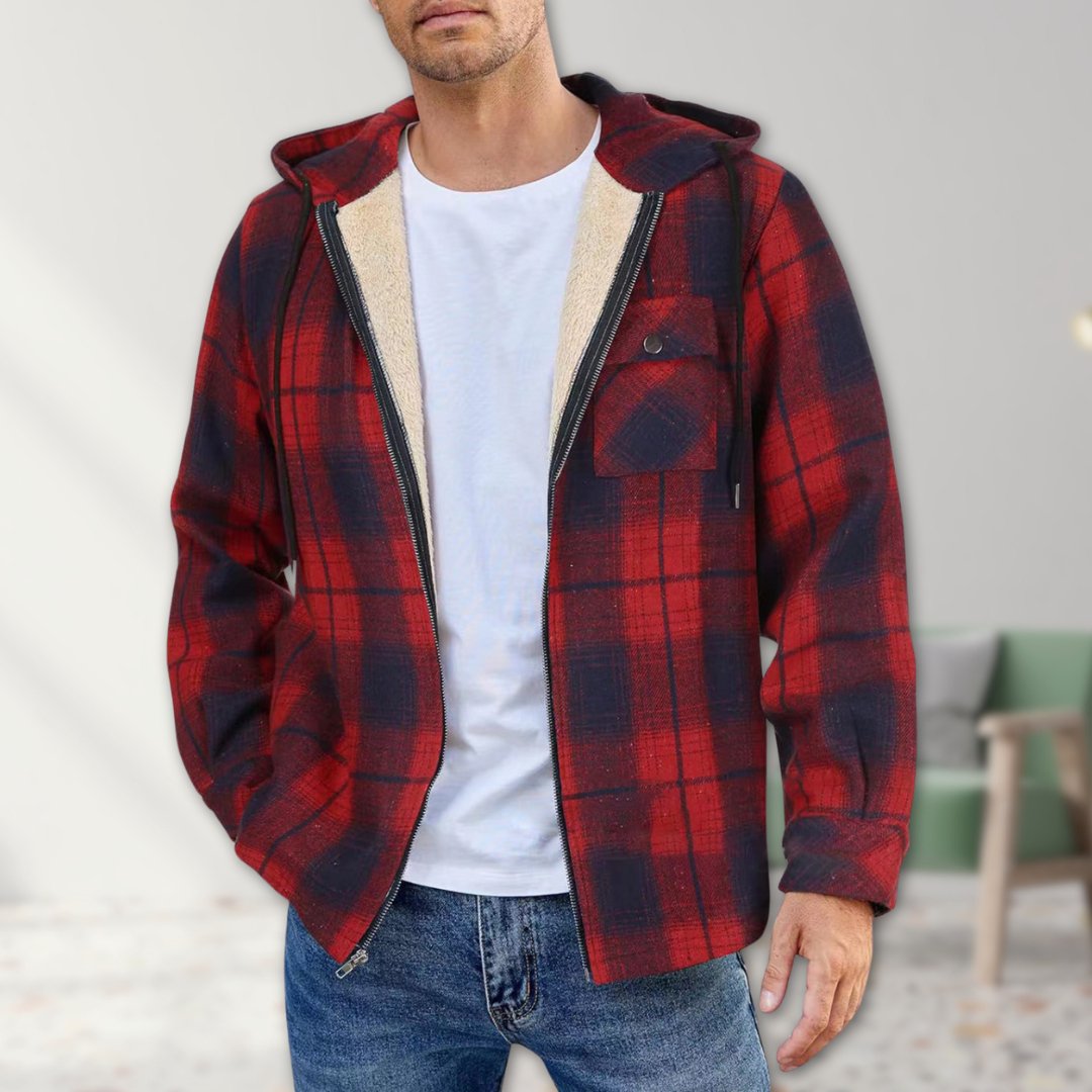 Kian™ | Your Go-To Plaid Jacket for Winter Adventure