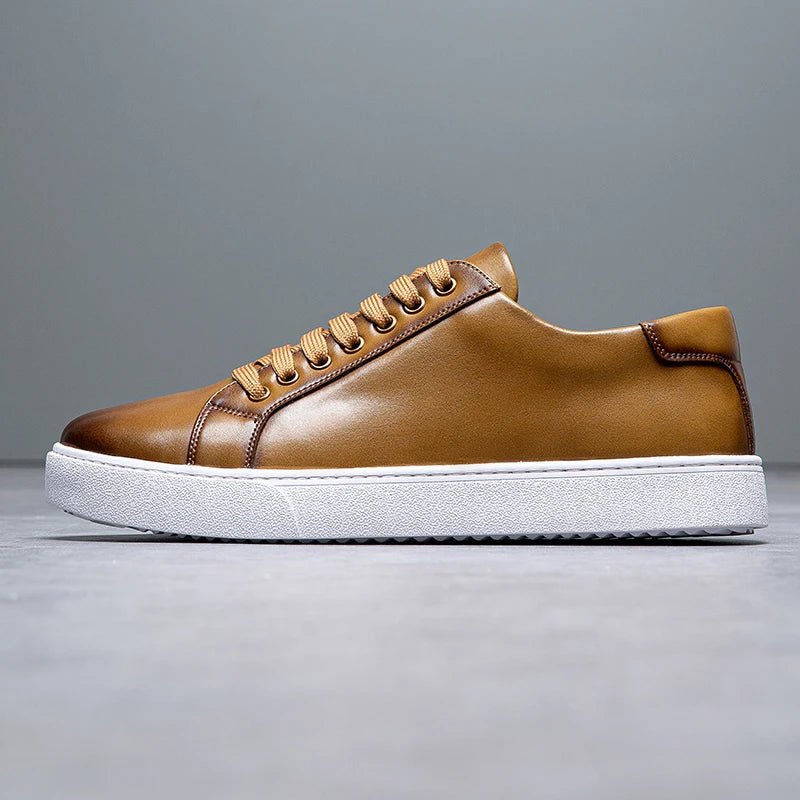 Kyle™ | Classic Leather Sneakers with a Luxurious Touch