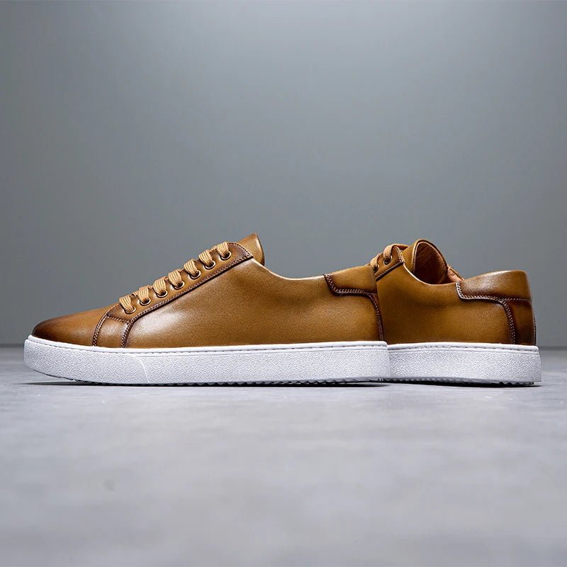 Kyle™ | Classic Leather Sneakers with a Luxurious Touch