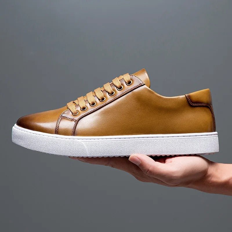 Kyle™ | Classic Leather Sneakers with a Luxurious Touch