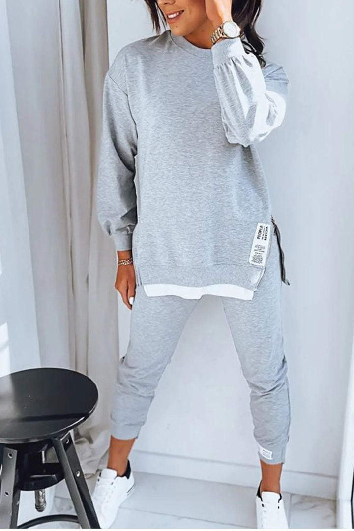 Thalia™ | Luxe Comfort Sweatshirt & Trouser Set